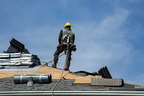 Professional Roofing technician working in Tama, IA